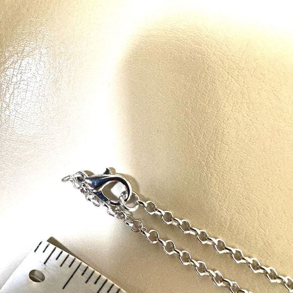 Silver Dendritic agate pendant necklace - Picture 8 of 12